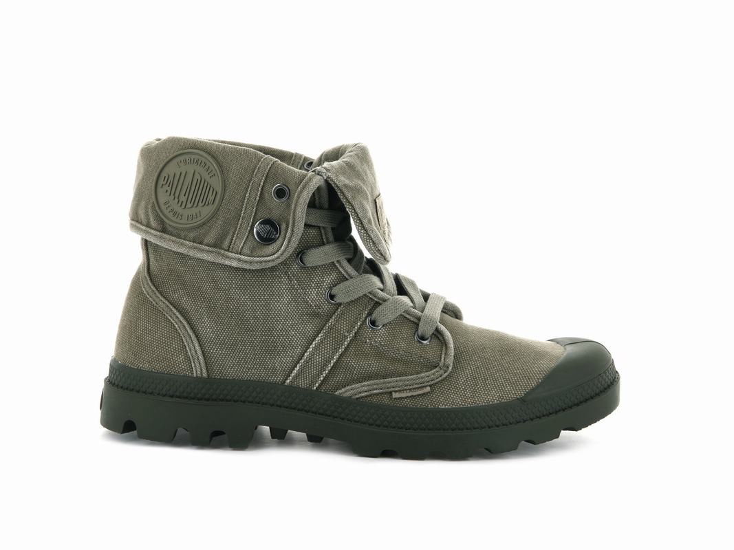 Palladium Pallabrousse Baggy Men's Boots Green (ZHJE47052)